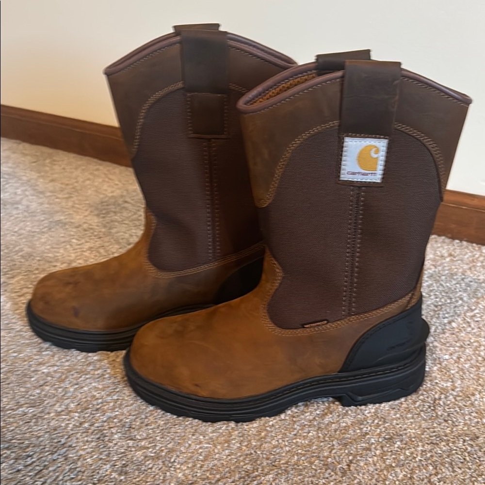 Carhartt Tan and Brown Work Boots - Picture 16 of 16
